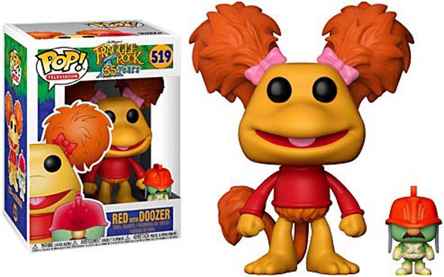 POP Television 519 Fraggle Rock Red With Doozer Vinyl Figure