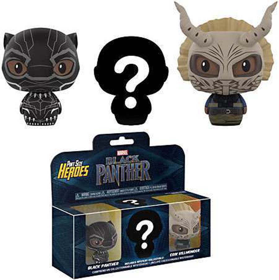 Pint-Size Heroes Black Panther Movie 3-Pack Vinyl Figure