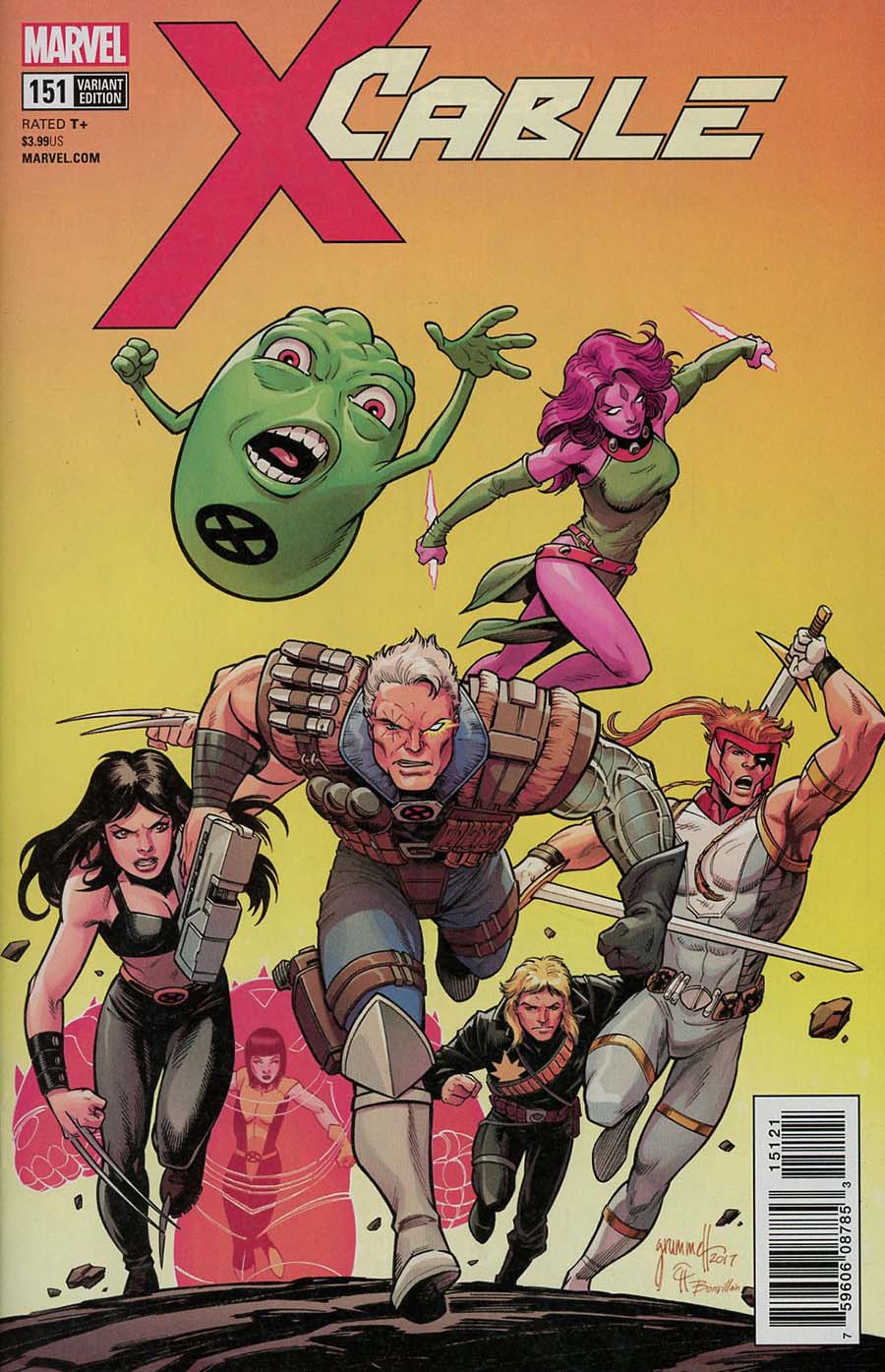 Cable Vol 3 #151 Cover B Incentive Tom Grummett Variant Cover (Marvel Legacy Tie-In)