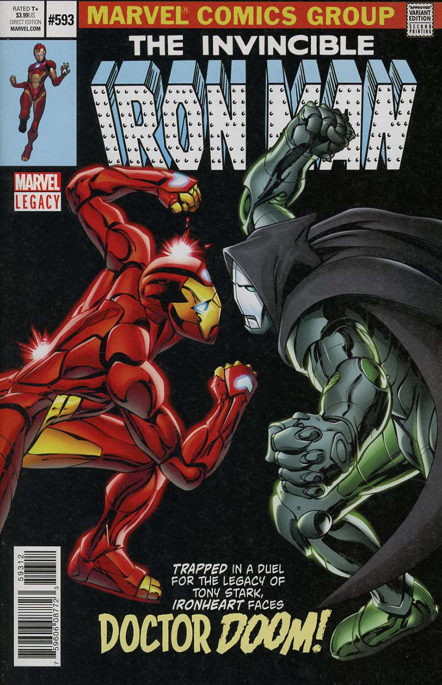 Invincible Iron Man Vol 3 #593 Cover G 2nd Ptg Variant Alan Davis Cover (Marvel Legacy Tie-In)