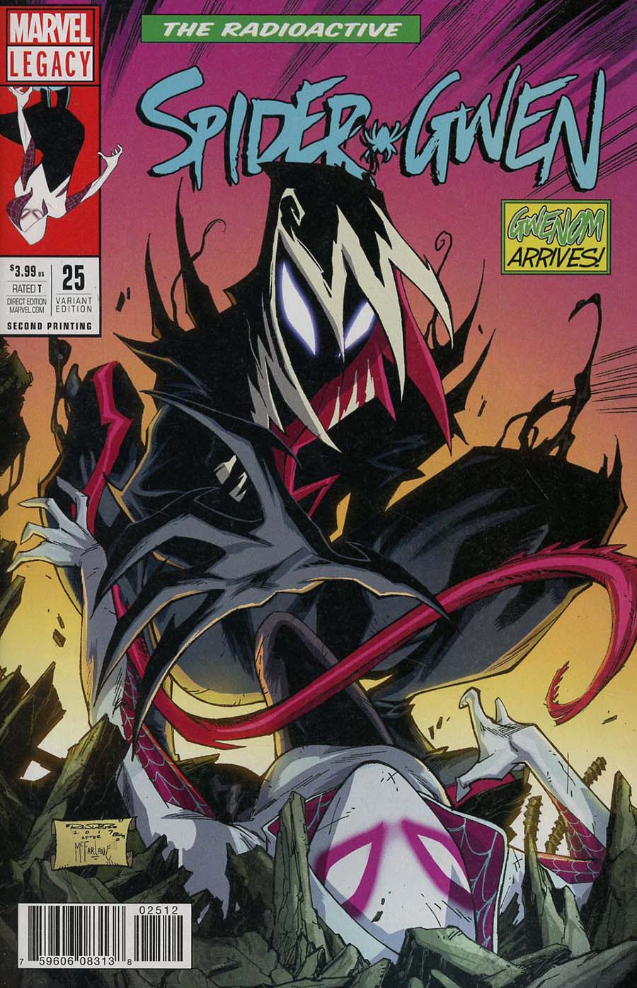 Spider-Gwen Vol 2 #25 Cover G 2nd Ptg Variant Khary Randolph Cover (Marvel Legacy Tie-In)
