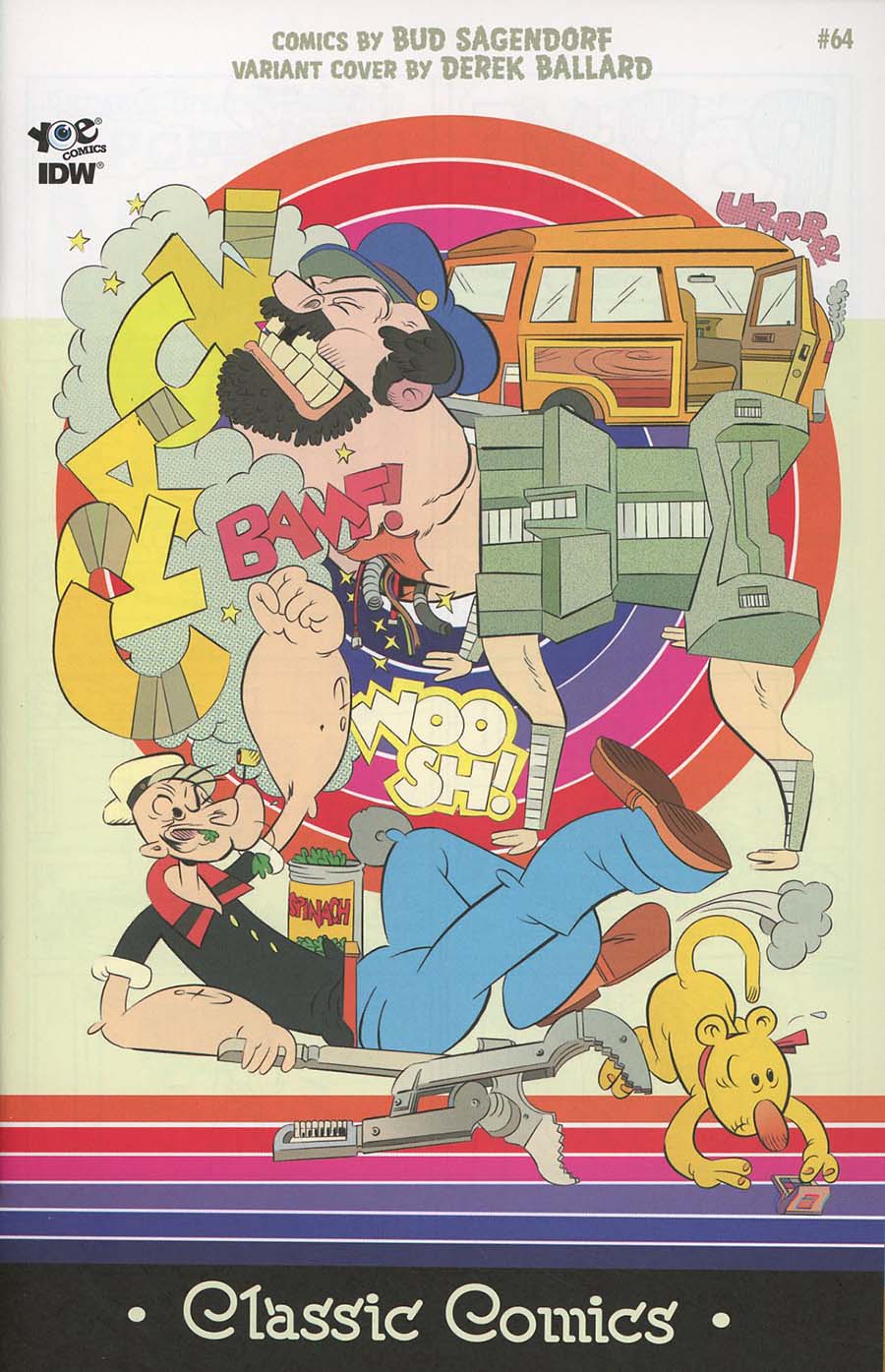 Classic Popeye #64 Cover B Incentive Derek Ballard Variant Cover