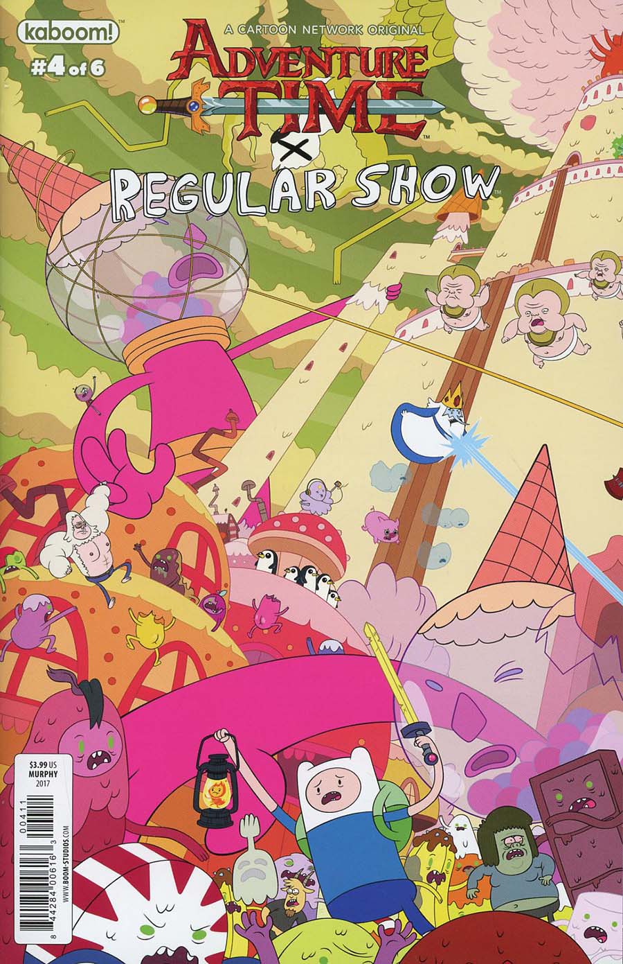Adventure Time Regular Show #4 Cover A Regular Phil Murphy Connecting Left Cover