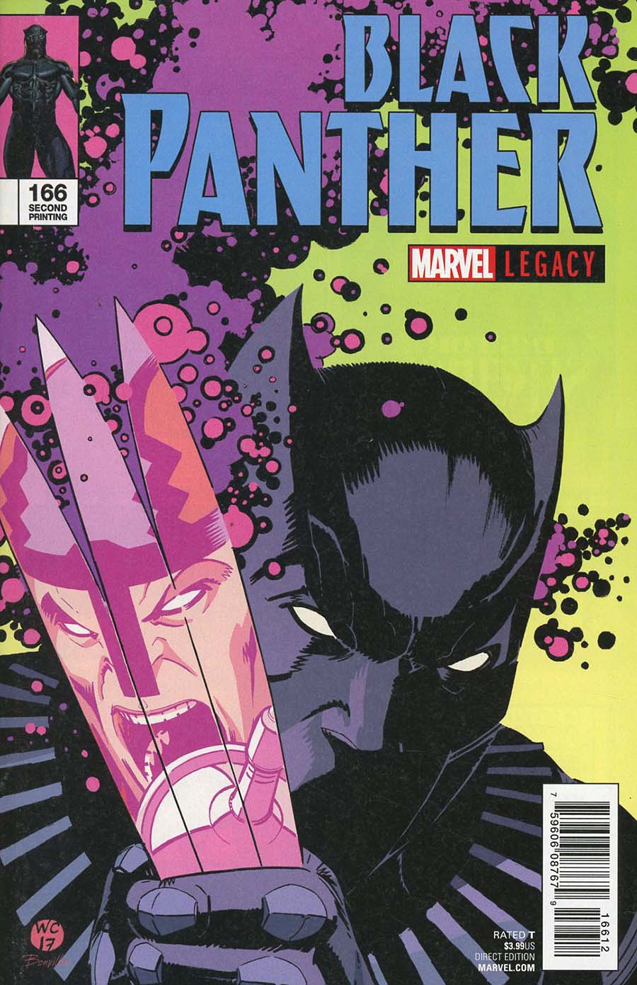 Black Panther Vol 6 #166 Cover G 2nd Ptg Wesley Craig Variant Cover (Marvel Legacy Tie-In)