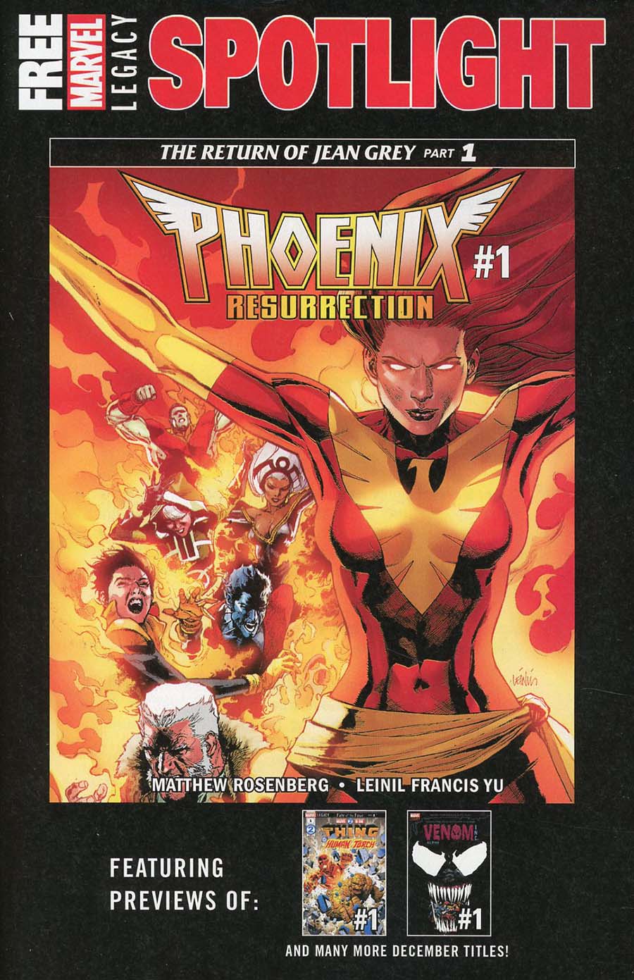 Marvel Legacy Previews Spotlight December