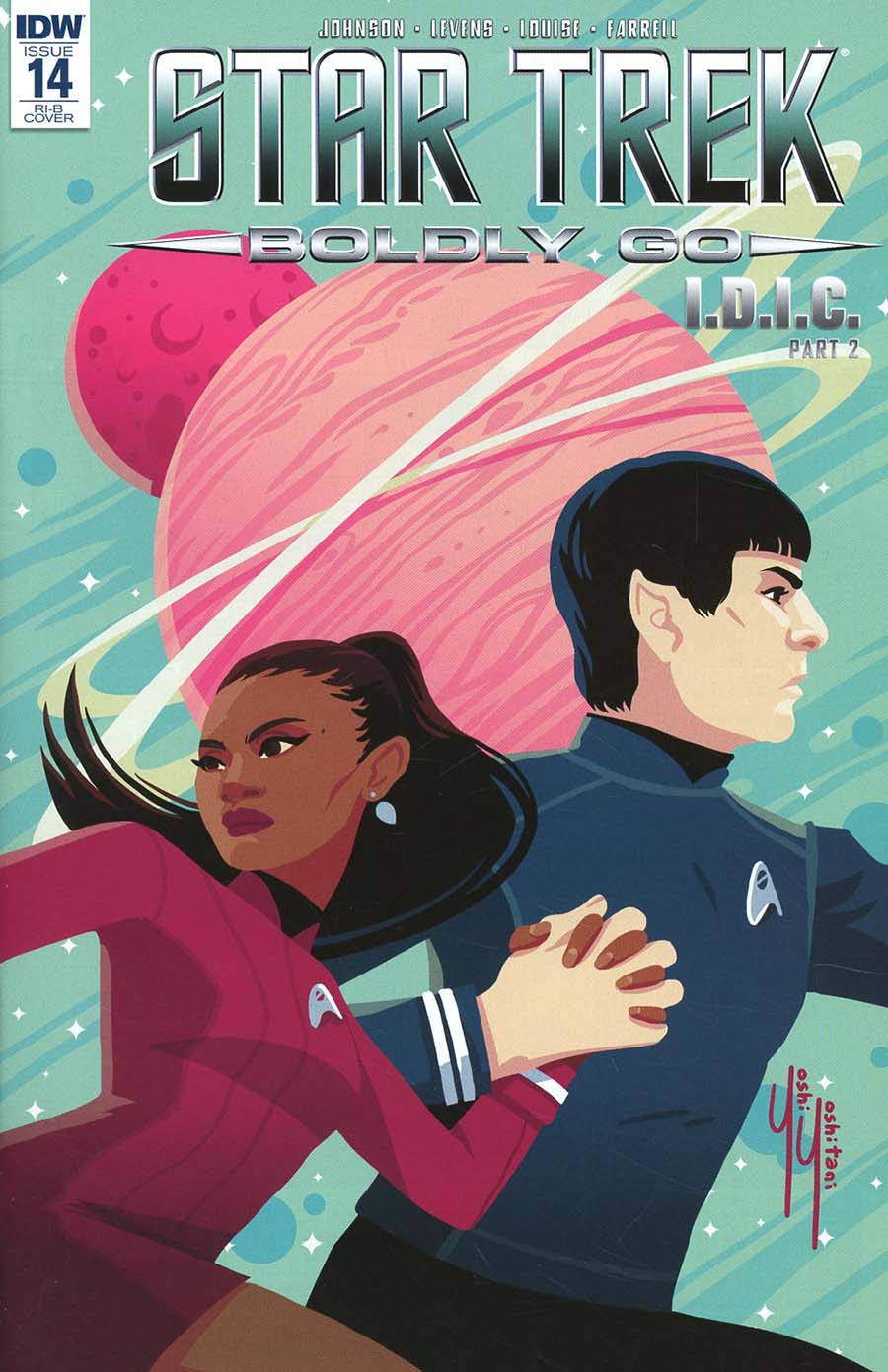 Star Trek Boldly Go #14 Cover D Incentive Yoshi Yoshitani Variant Cover