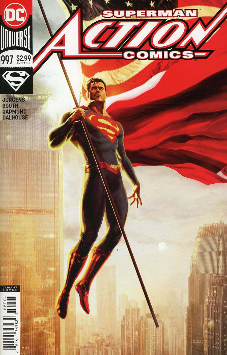 Action Comics Vol 2 #997 Cover B Variant Kaare Andrews Cover