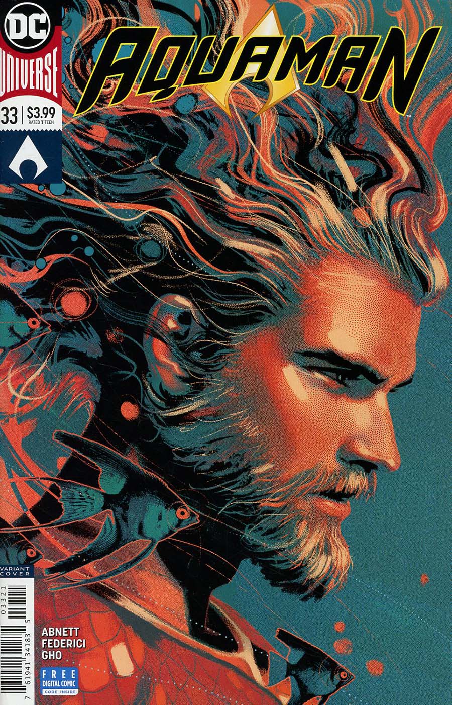 Aquaman Vol 6 #33 Cover B Variant Joshua Middleton Cover