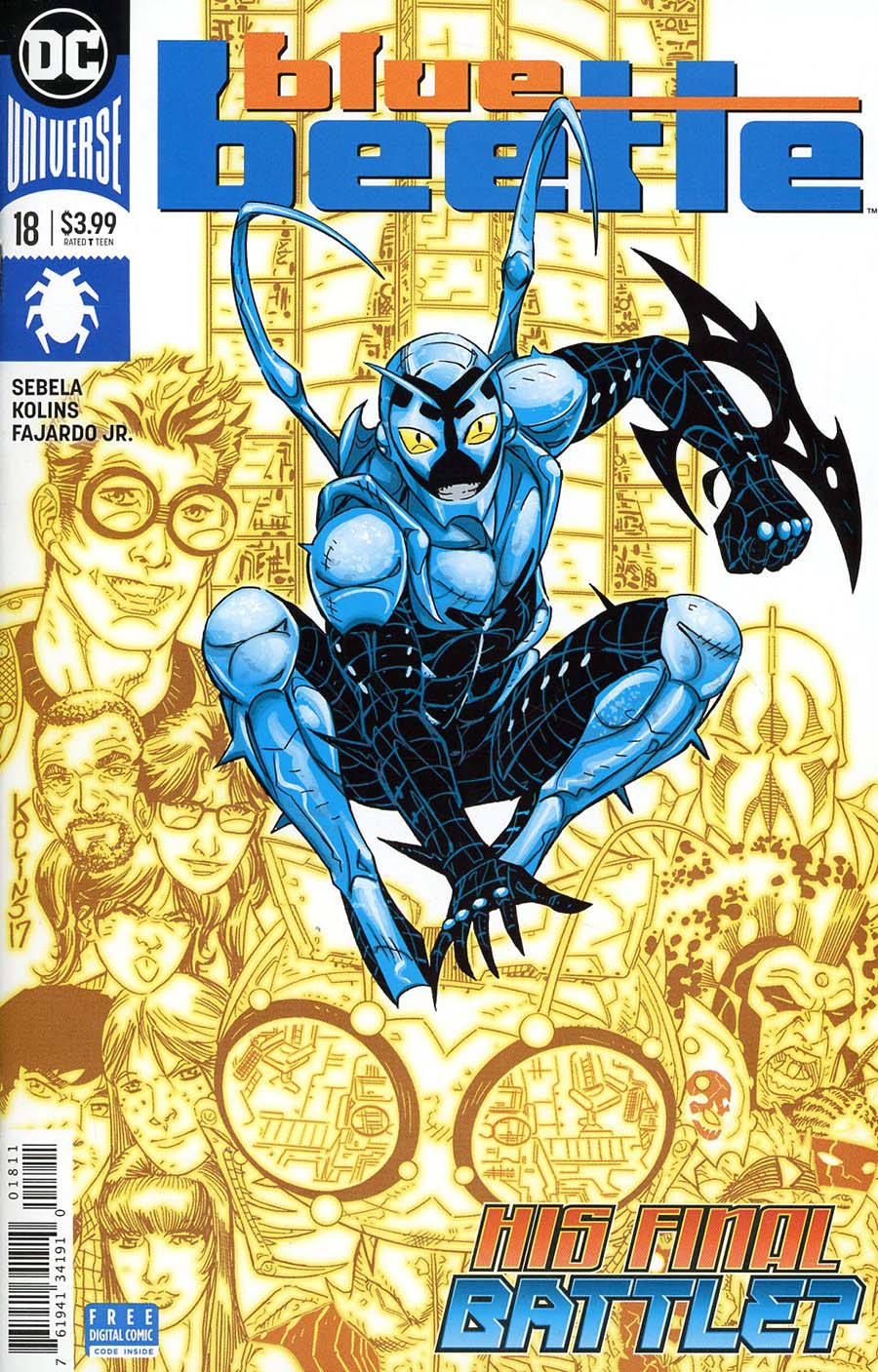 Blue Beetle (DC) Vol 4 #18 Cover A Regular Scott Kolins Cover