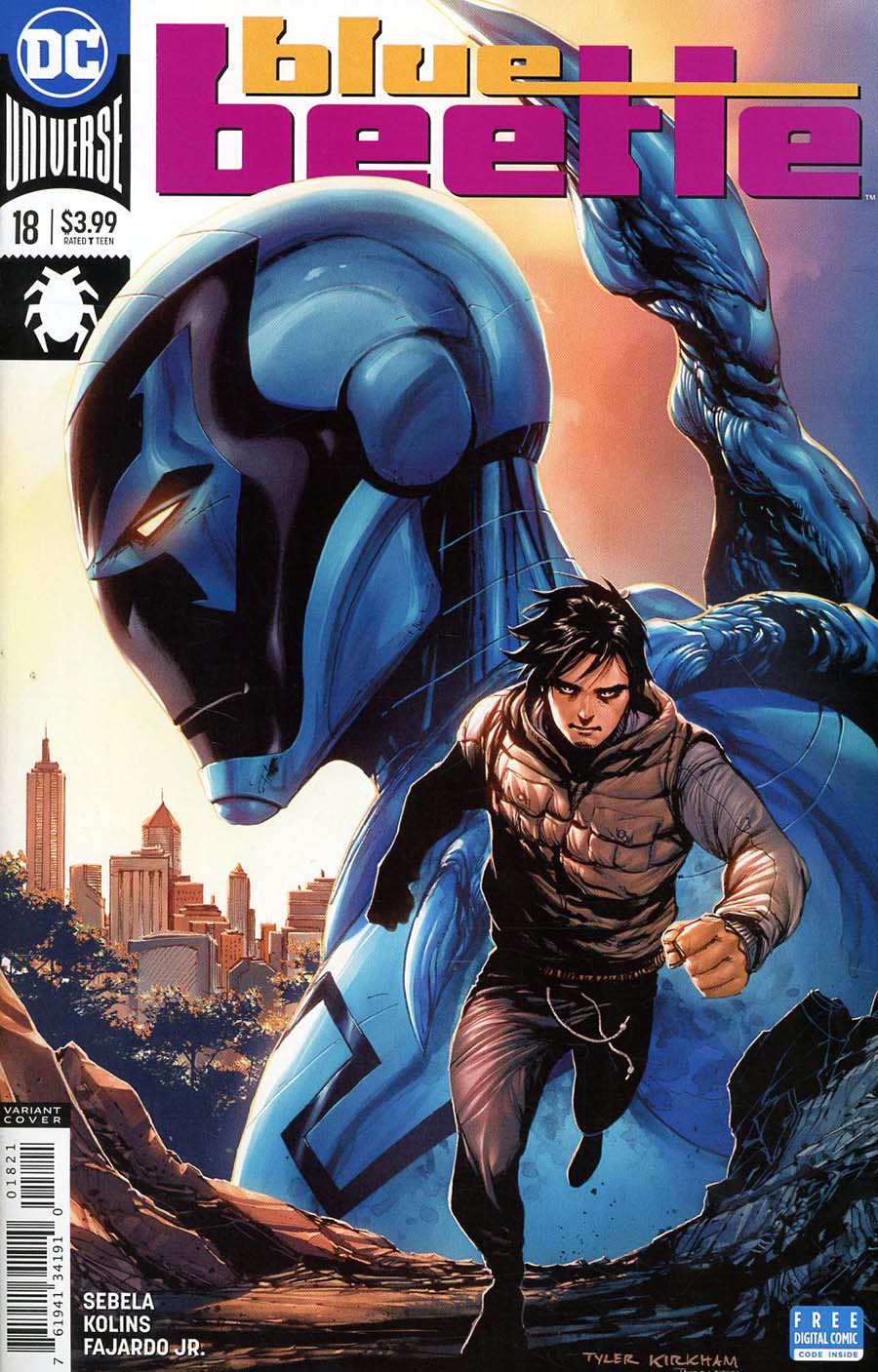 Blue Beetle (DC) Vol 4 #18 Cover B Variant Tyler Kirkham Cover