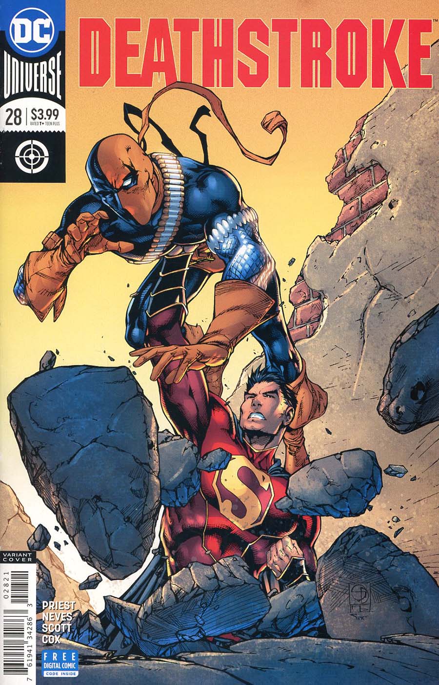 Deathstroke Vol 4 #28 Cover B Variant Shane Davis & Michelle Delecki Cover