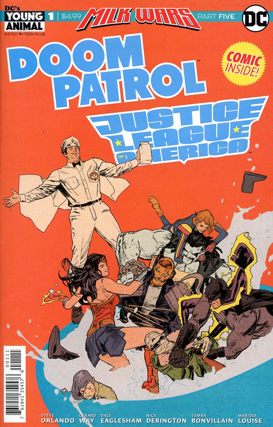 Doom Patrol JLA Special #1 Cover A Regular Clay Mann Cover (Milk Wars Part 5)