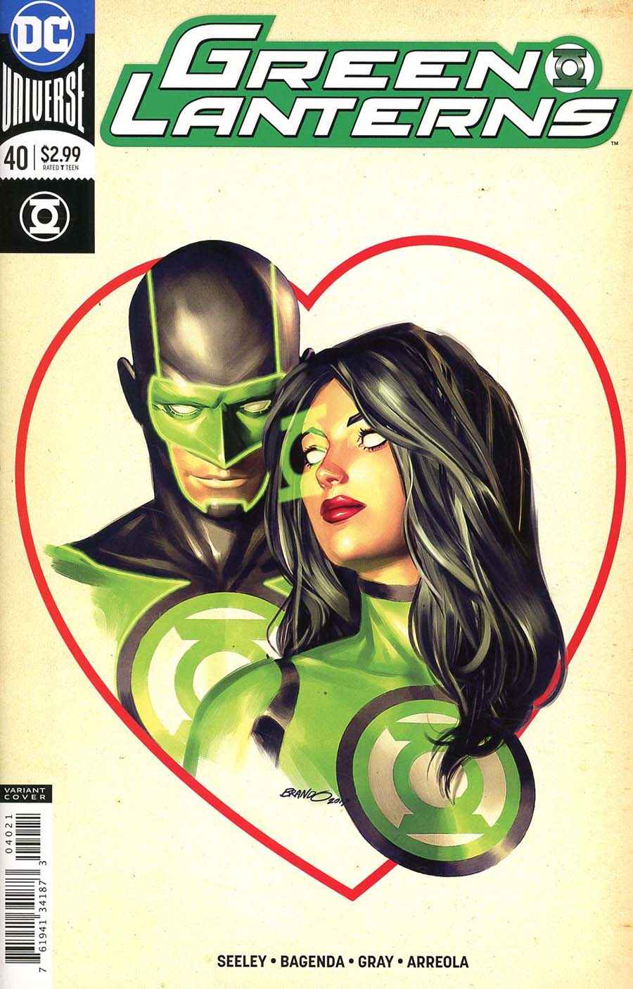 Green Lanterns #40 Cover B Variant Brandon Peterson Cover