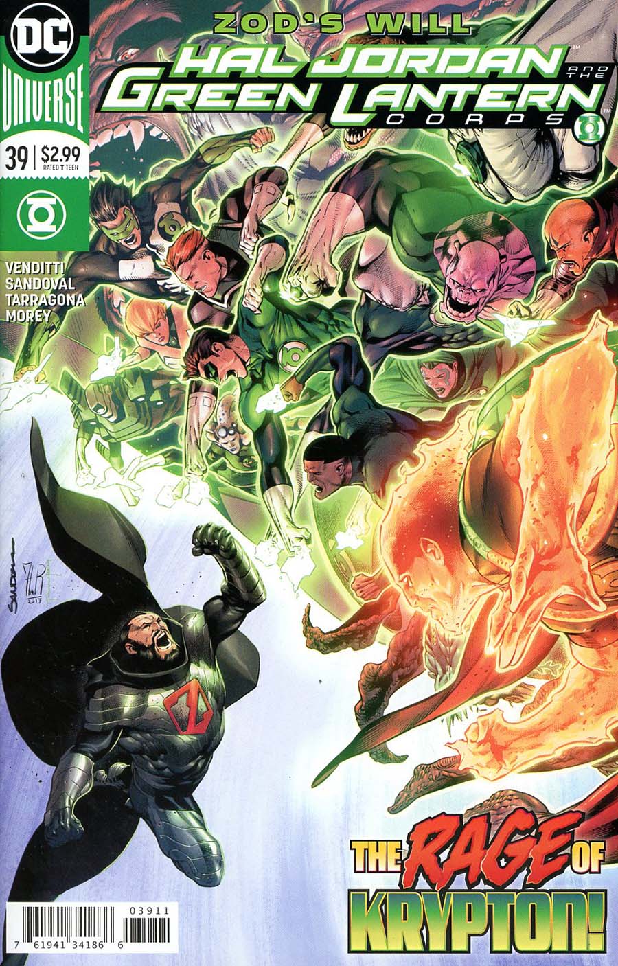Hal Jordan And The Green Lantern Corps #39 Cover A Regular Rafa Sandoval & Jordi Tarragona Cover