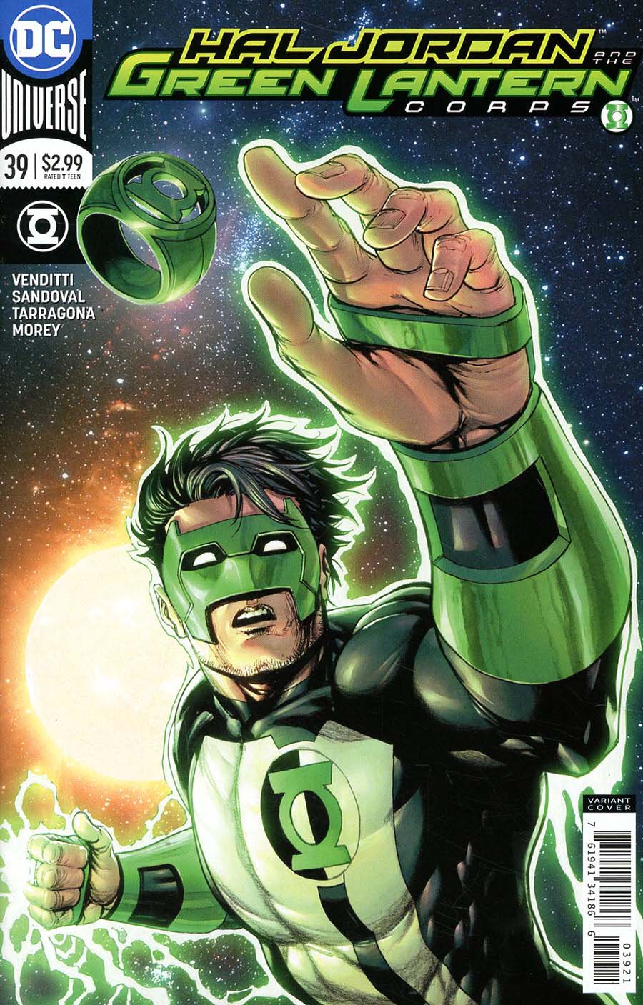Hal Jordan And The Green Lantern Corps #39 Cover B Variant Tyler Kirkham Cover