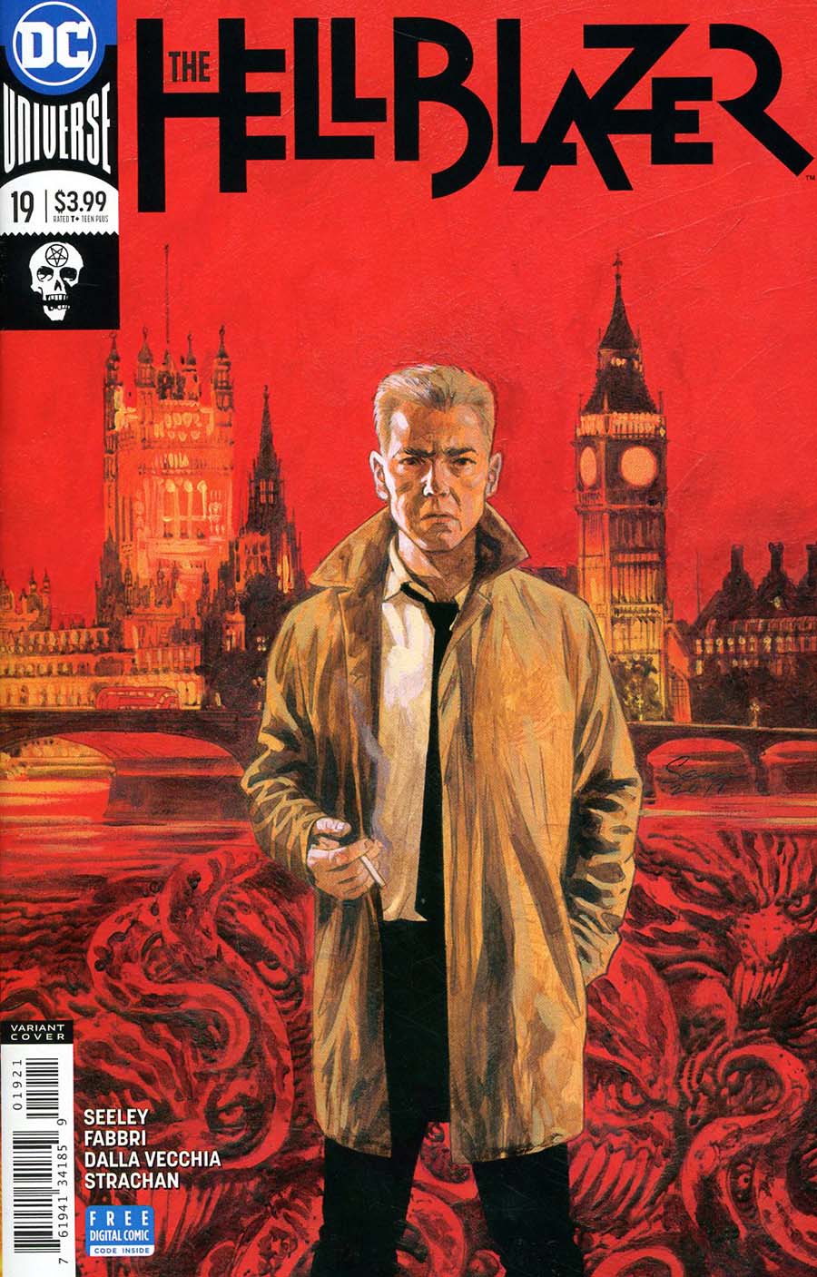 Hellblazer Vol 2 #19 Cover B Variant Sean Phillips Cover