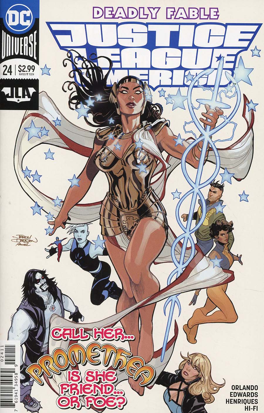 Justice League Of America Vol 5 #24 Cover A Regular Terry Dodson & Rachel Dodson Cover