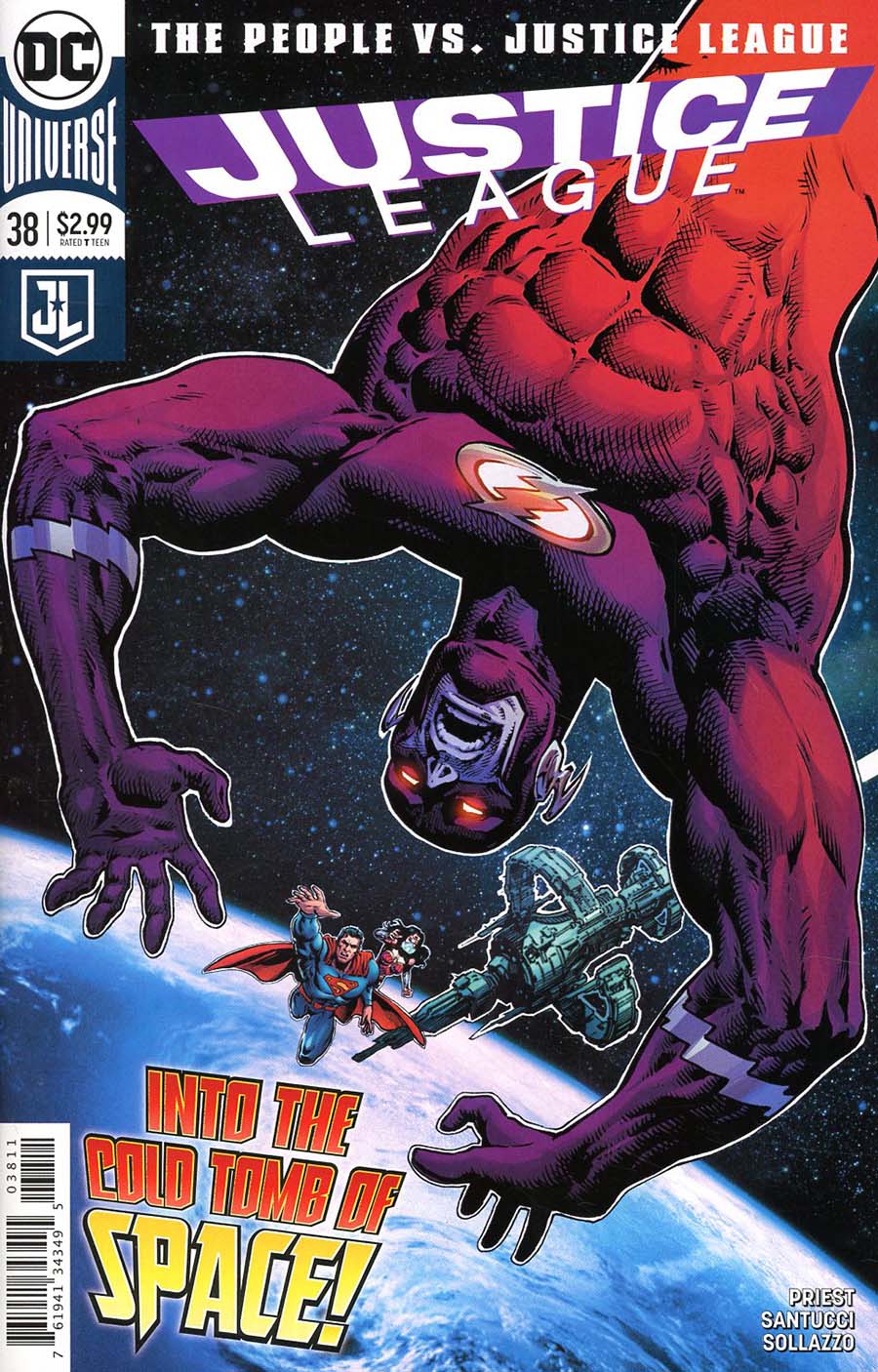 Justice League Vol 3 #38 Cover A Regular Paul Pelletier Cover