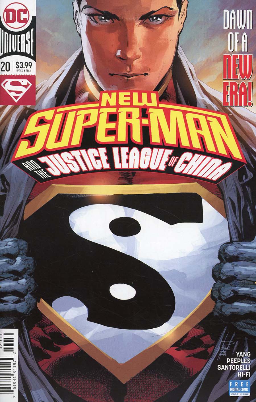 New Super-Man And The Justice League Of China #20 Cover A Regular Philip Tan Cover