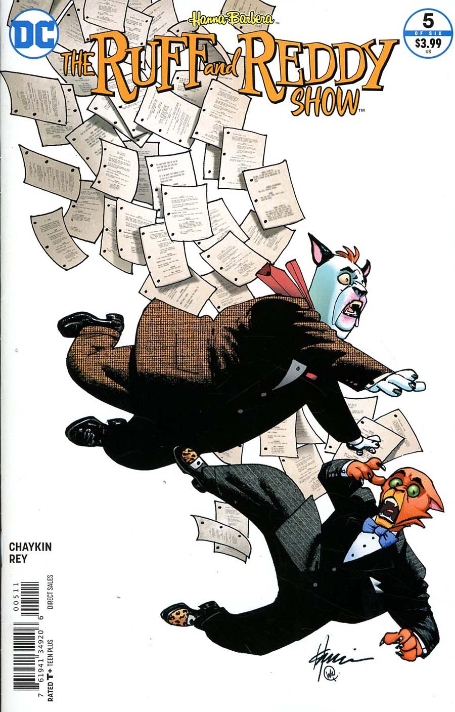 Ruff & Reddy Show #5 Cover A Regular Howard Chaykin Cover