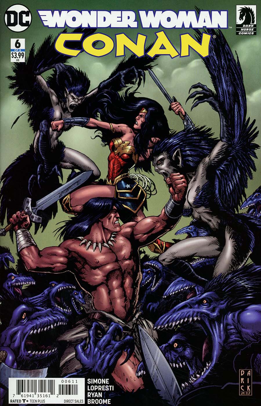 Wonder Woman Conan #6 Cover A Regular Darick Robertson Cover