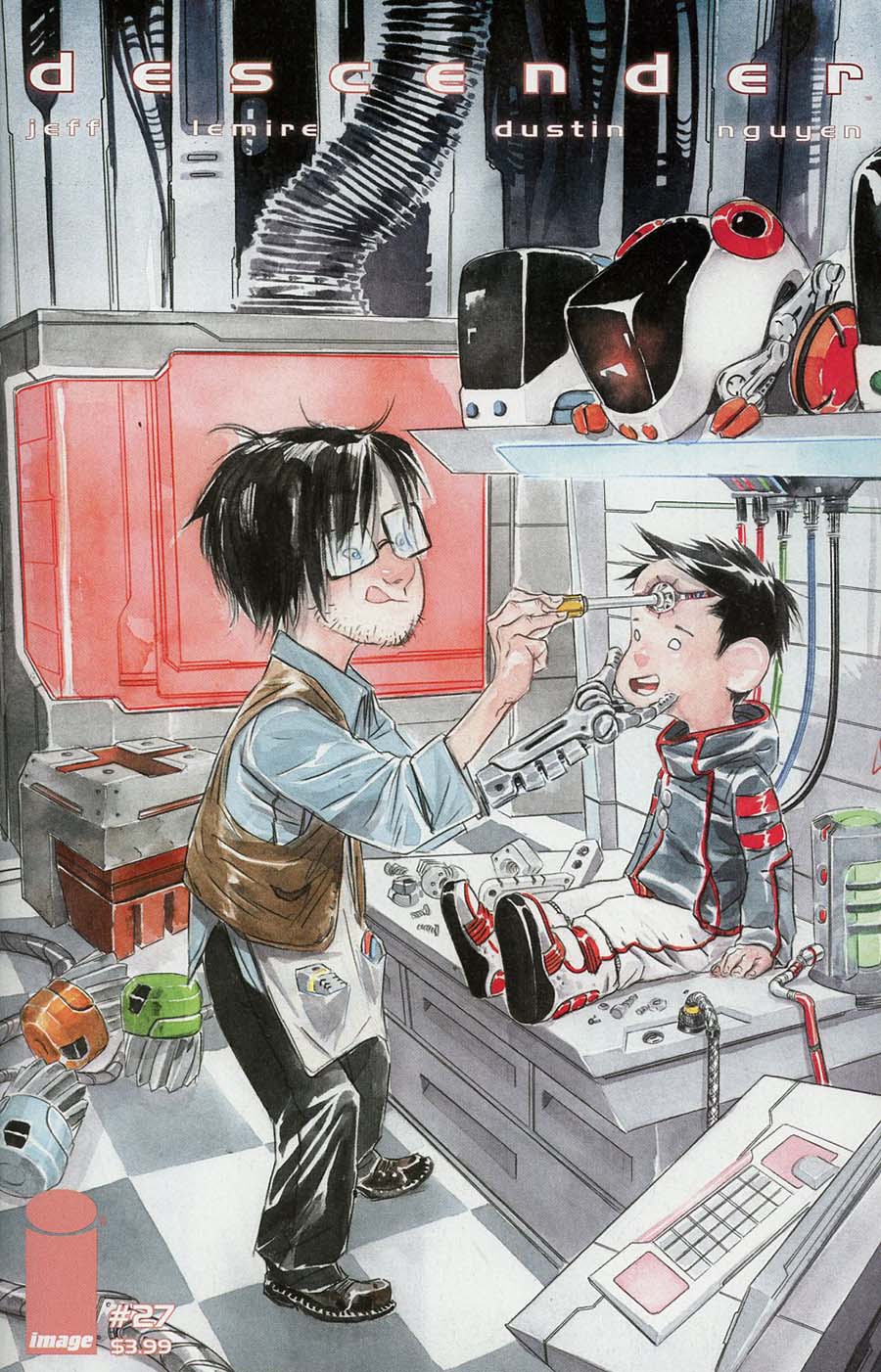 Descender #27 Cover B Variant Dustin Nguyen Little Robot Cover