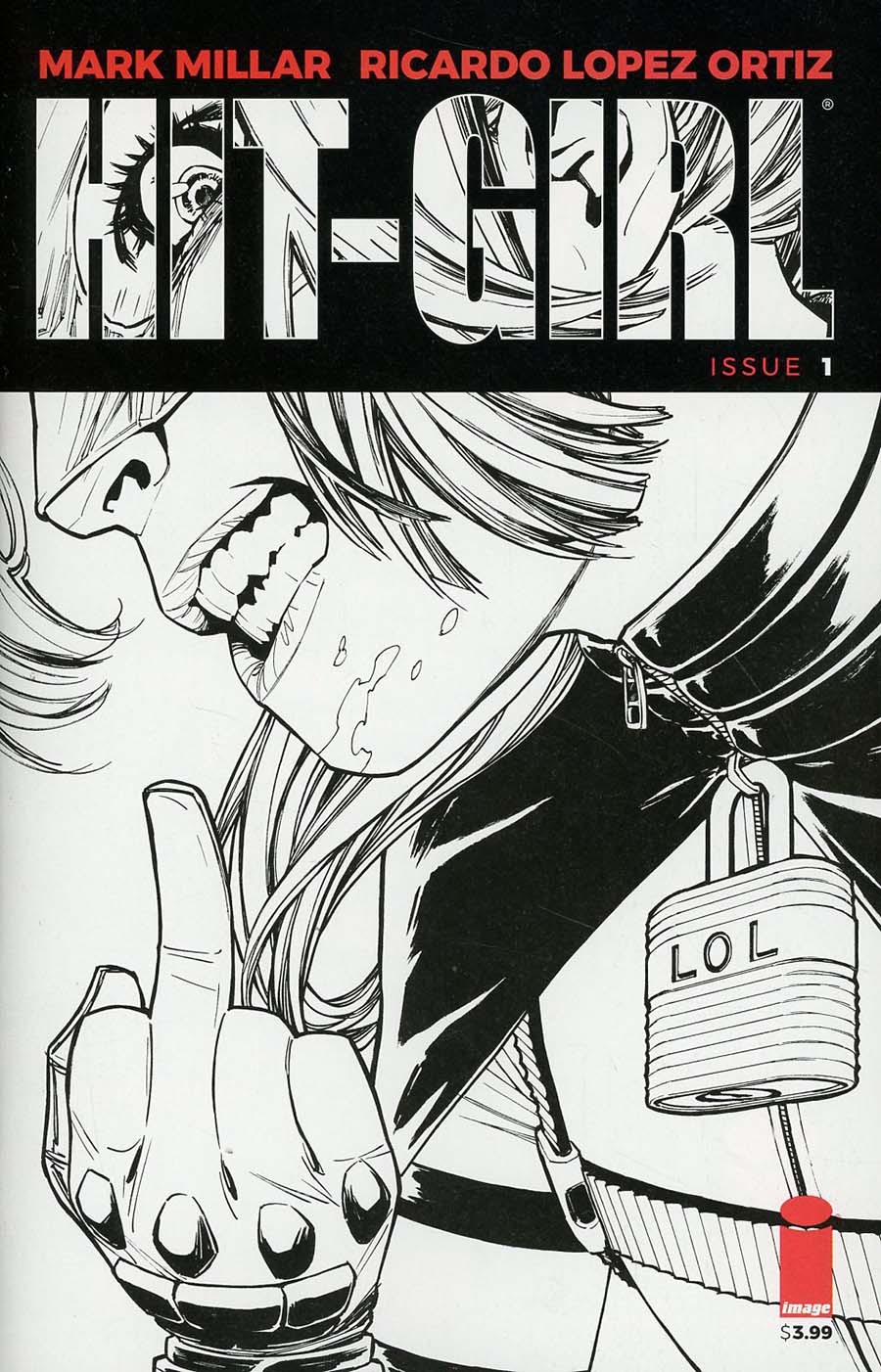 Hit-Girl Vol 2 #1 Cover B Variant Amy Reeder Sketch Cover