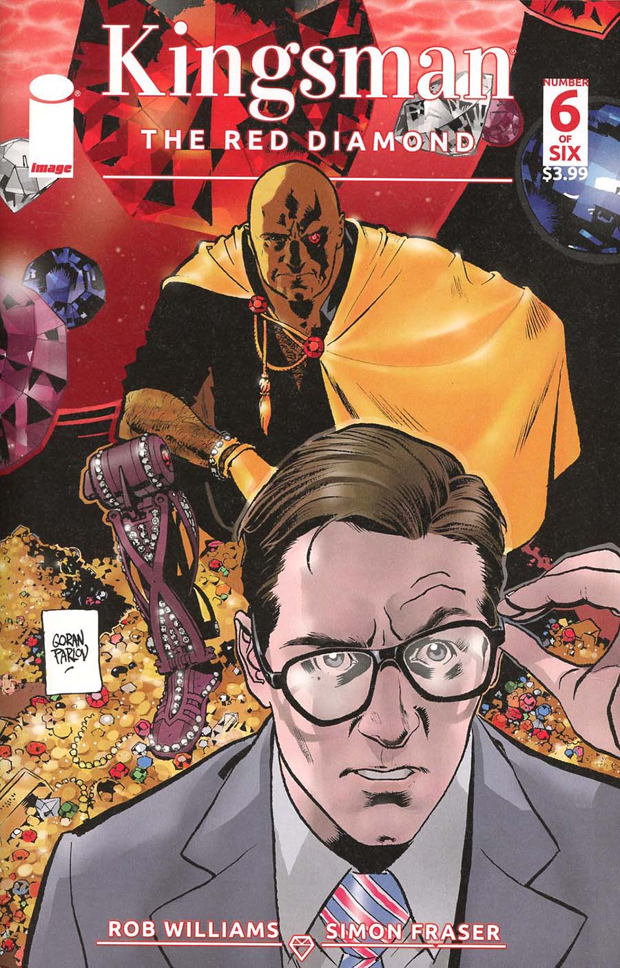 Kingsman Red Diamond #6 Cover A Regular Goran Parlov Color Cover