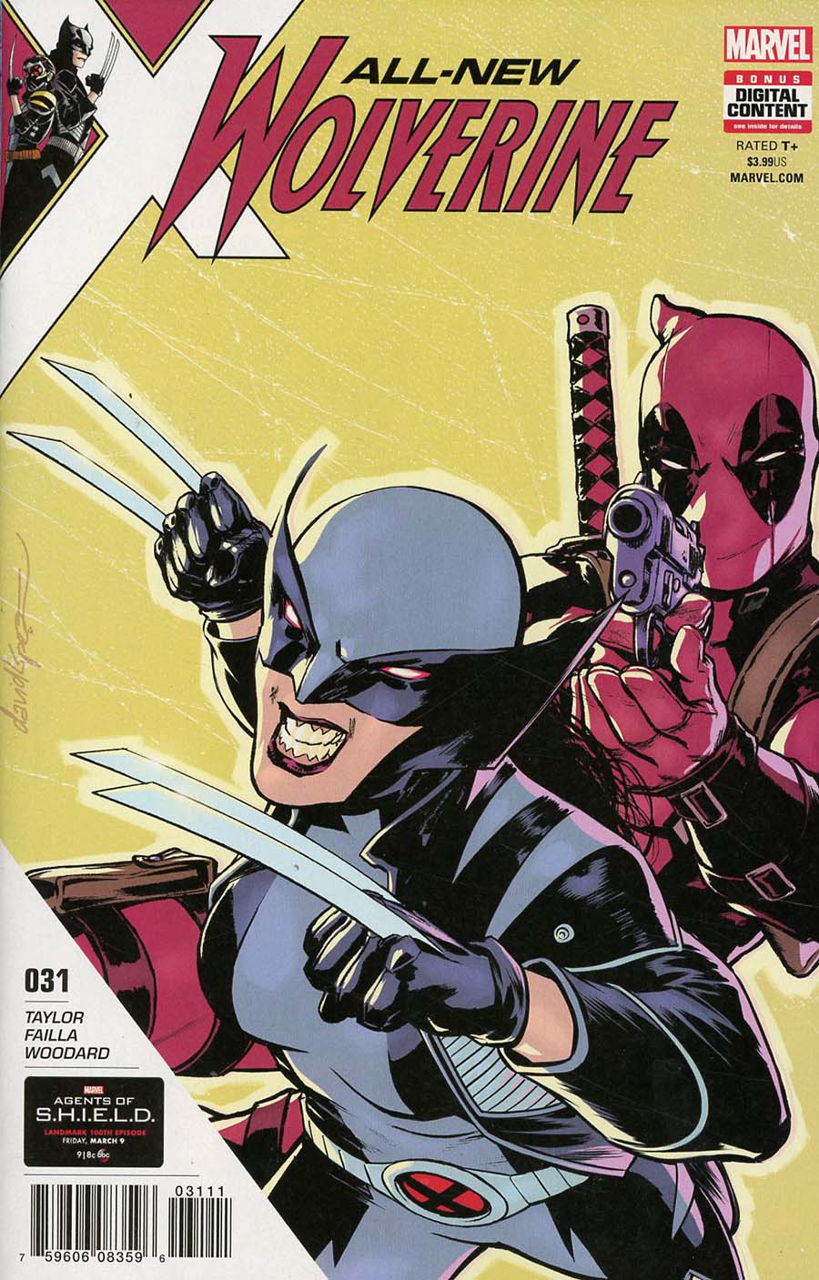 All-New Wolverine #31 Cover A Regular David Lopez Cover (Marvel Legacy Tie-In)