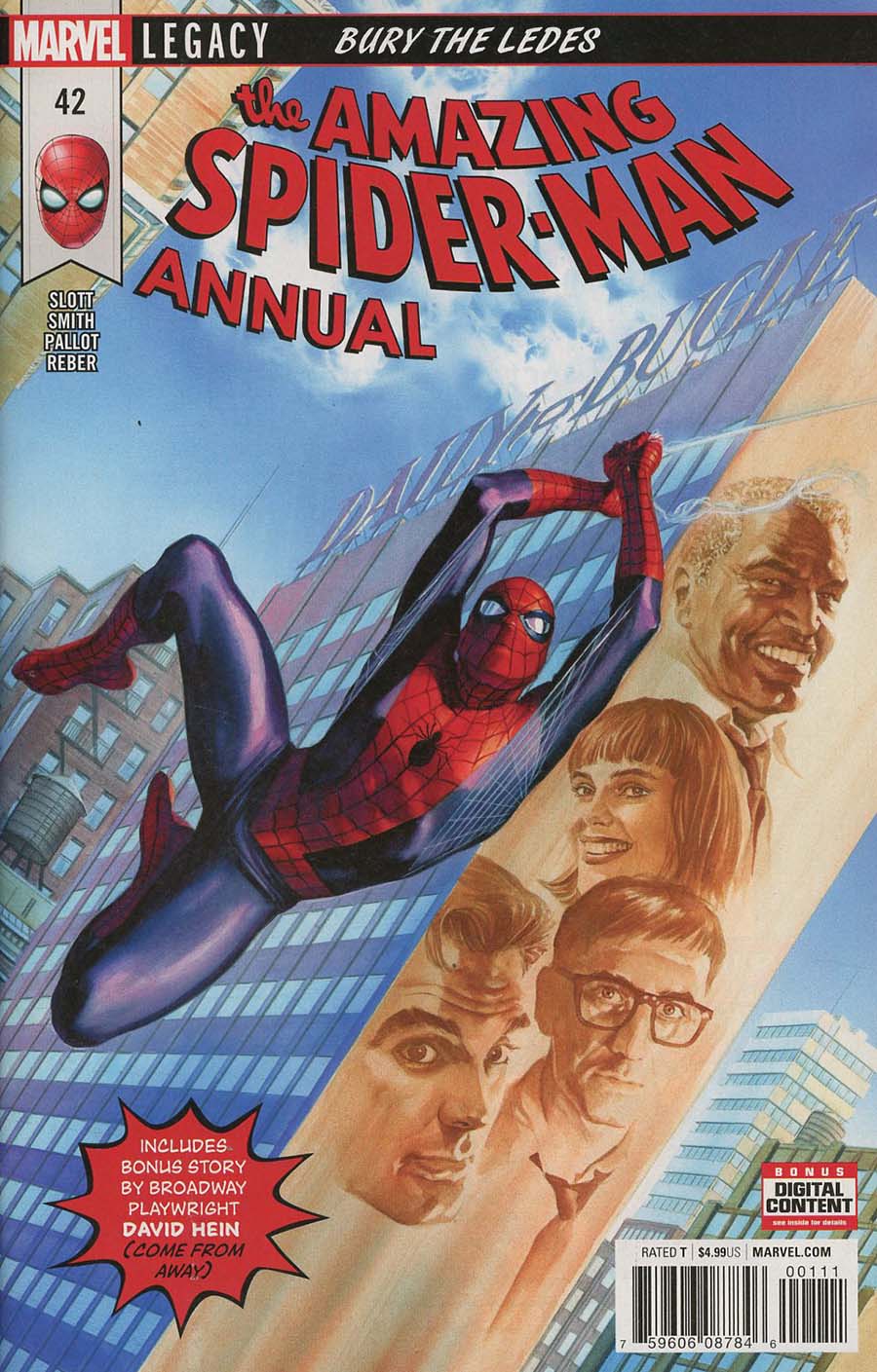 Amazing Spider-Man Vol 4 Annual #42 Cover A Regular Alex Ross Cover (Marvel Legacy Tie-In)