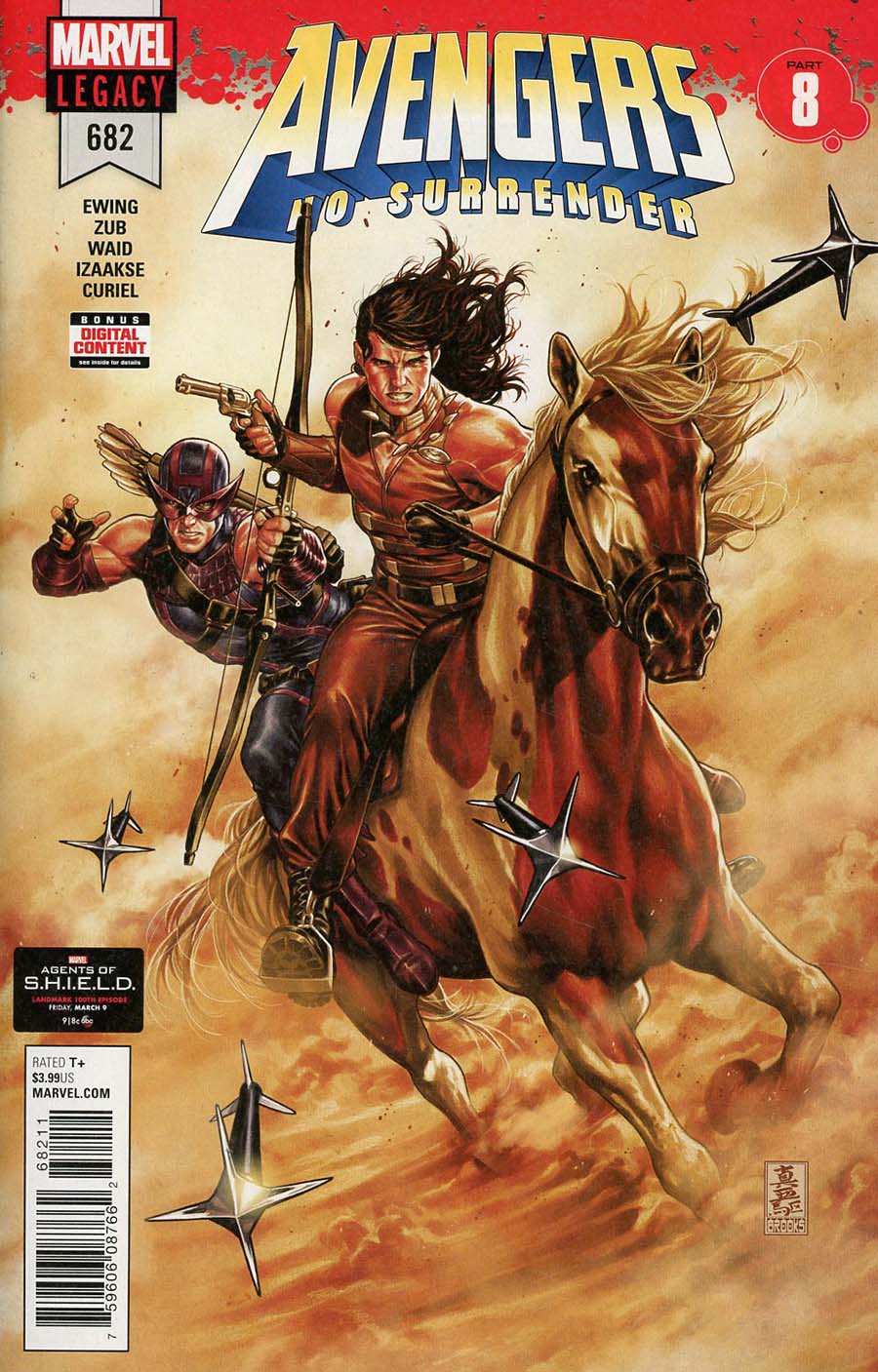 Avengers Vol 6 #682 Cover A 1st Ptg Regular Mark Brooks Cover (No Surrender Part 8)(Marvel Legacy Tie-In)