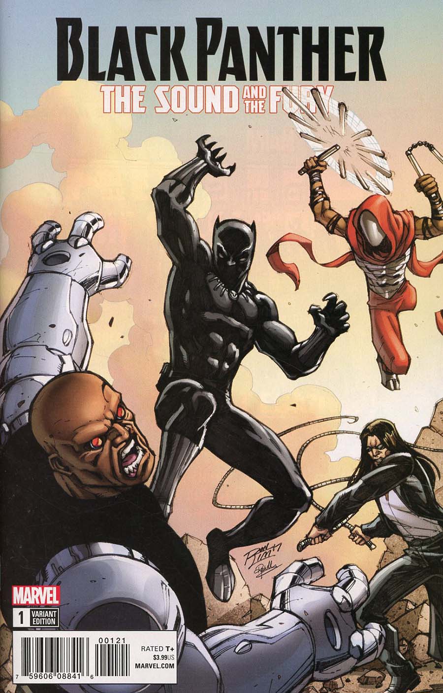 Black Panther The Sound And The Fury #1 Cover B Variant Ron Lim Cover (Marvel Legacy Tie-In)