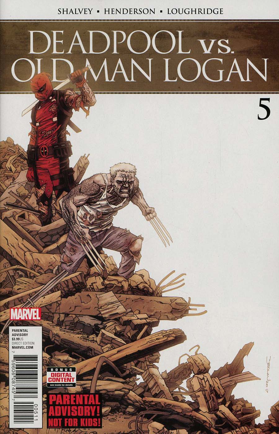 Deadpool vs Old Man Logan #5 Cover A Regular Declan Shalvey Cover