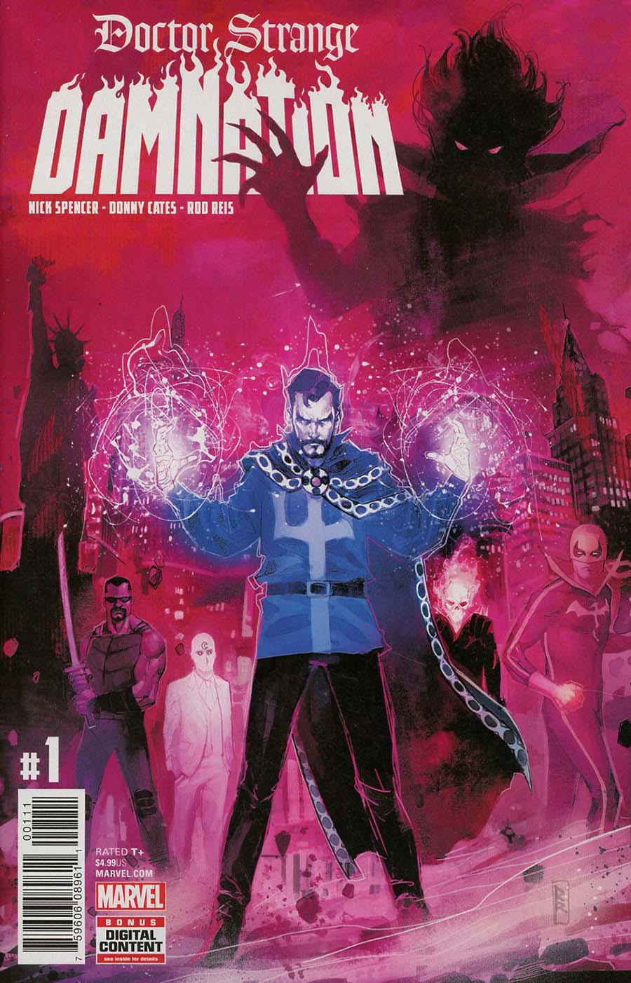 Doctor Strange Damnation #1 Cover A Regular Rod Reis Cover (Marvel Legacy Tie-In)