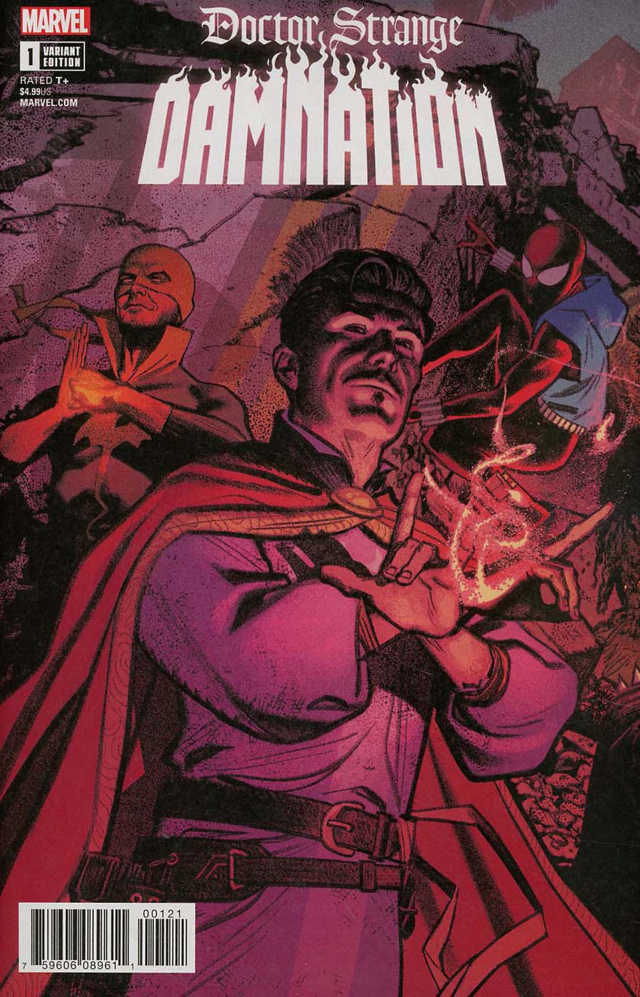 Doctor Strange Damnation #1 Cover B Variant Greg Smallwood Connecting Cover (Marvel Legacy Tie-In)