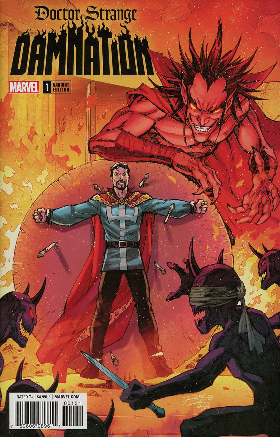 Doctor Strange Damnation #1 Cover C Variant Ron Lim Cover (Marvel Legacy Tie-In)