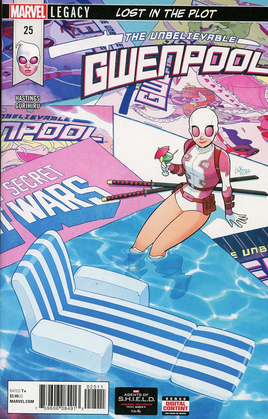 Gwenpool #25 Cover A Regular Gurihiru Cover (Marvel Legacy Tie-In)