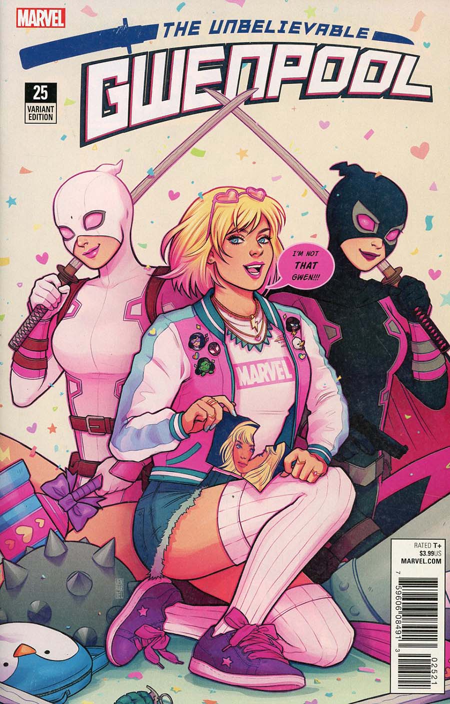 Gwenpool #25 Cover B Variant Jen Bartel Cover (Marvel Legacy Tie-In)