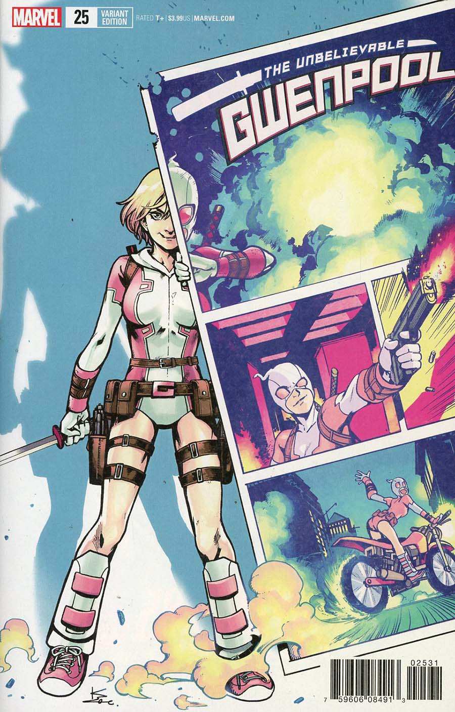 Gwenpool #25 Cover C Variant Kamome Shirahama Cover (Marvel Legacy Tie-In)