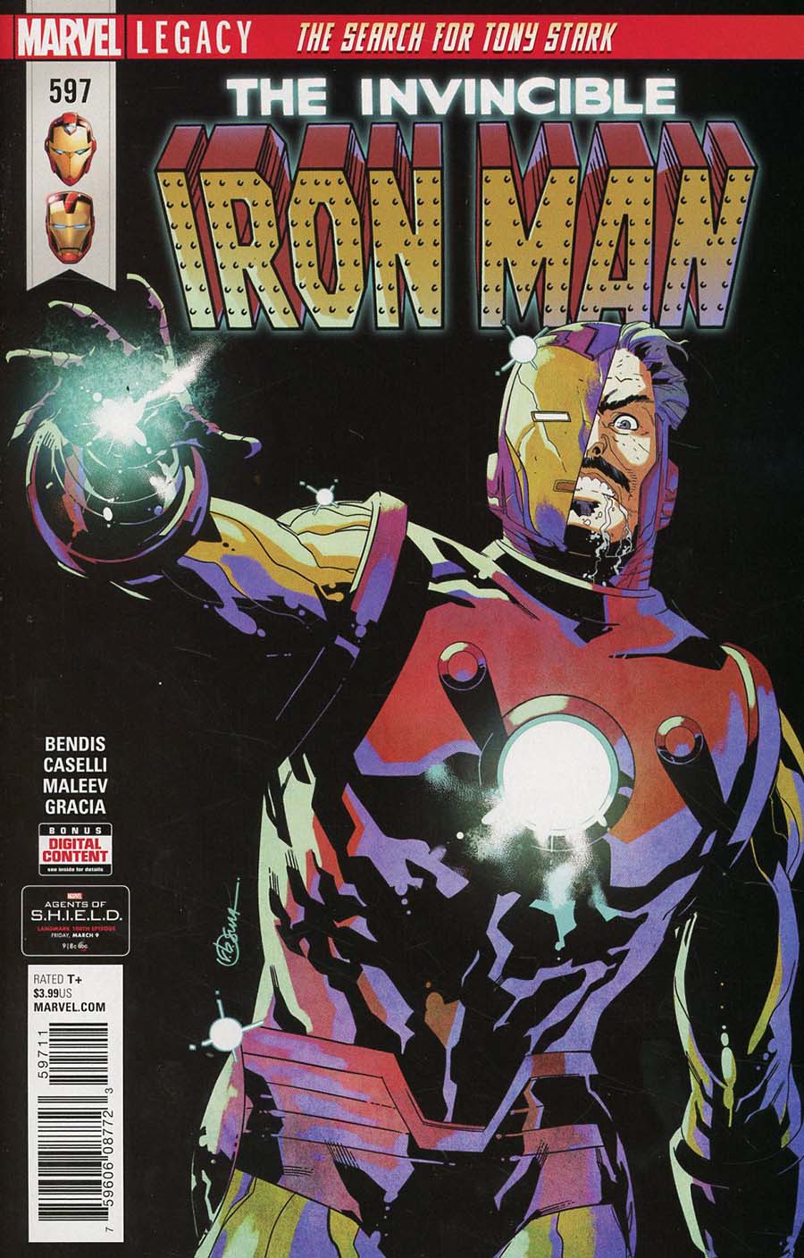 Invincible Iron Man Vol 3 #597 Cover A Regular RB Silva Cover (Marvel Legacy Tie-In)