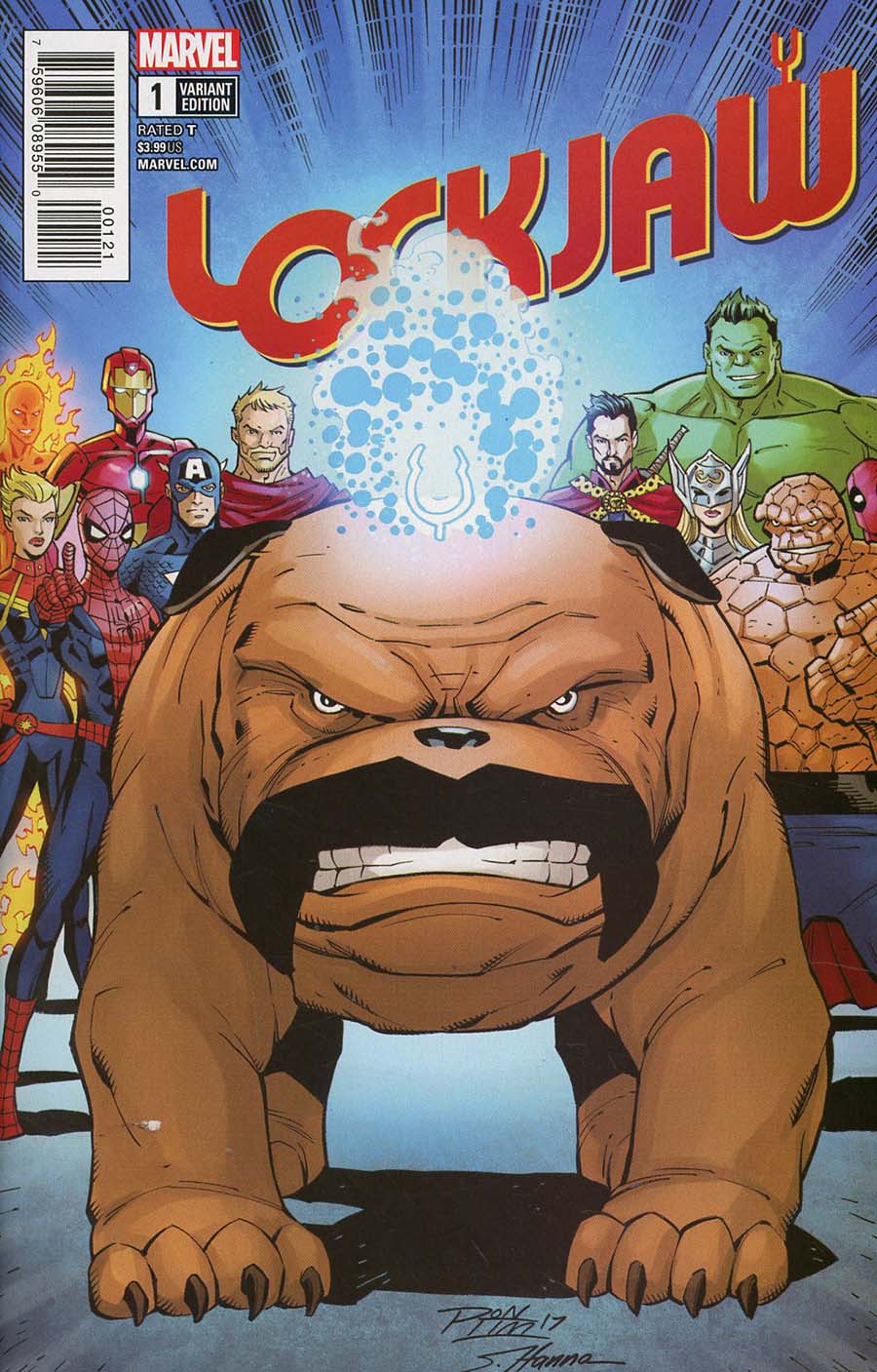 Lockjaw #1 Cover B Variant Ron Lim Cover (Marvel Legacy Tie-In)