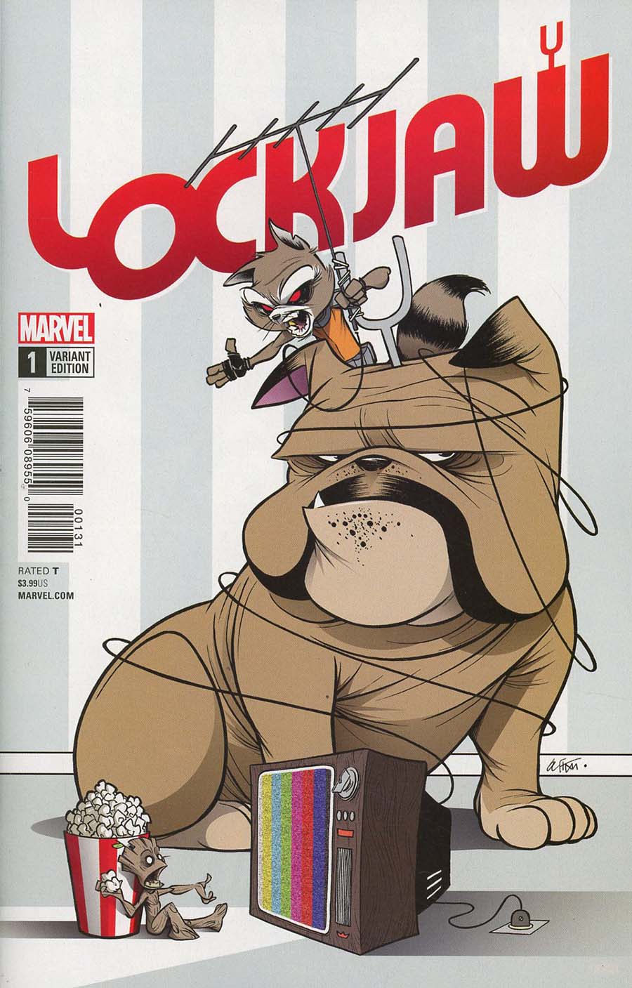 Lockjaw #1 Cover C Variant Gustavo Duarte Cover (Marvel Legacy Tie-In)