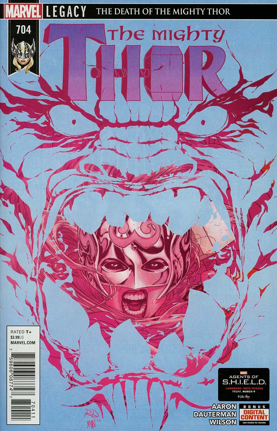 Mighty Thor Vol 2 #704 Cover A Regular Russell Dauterman Cover (Marvel Legacy Tie-In)