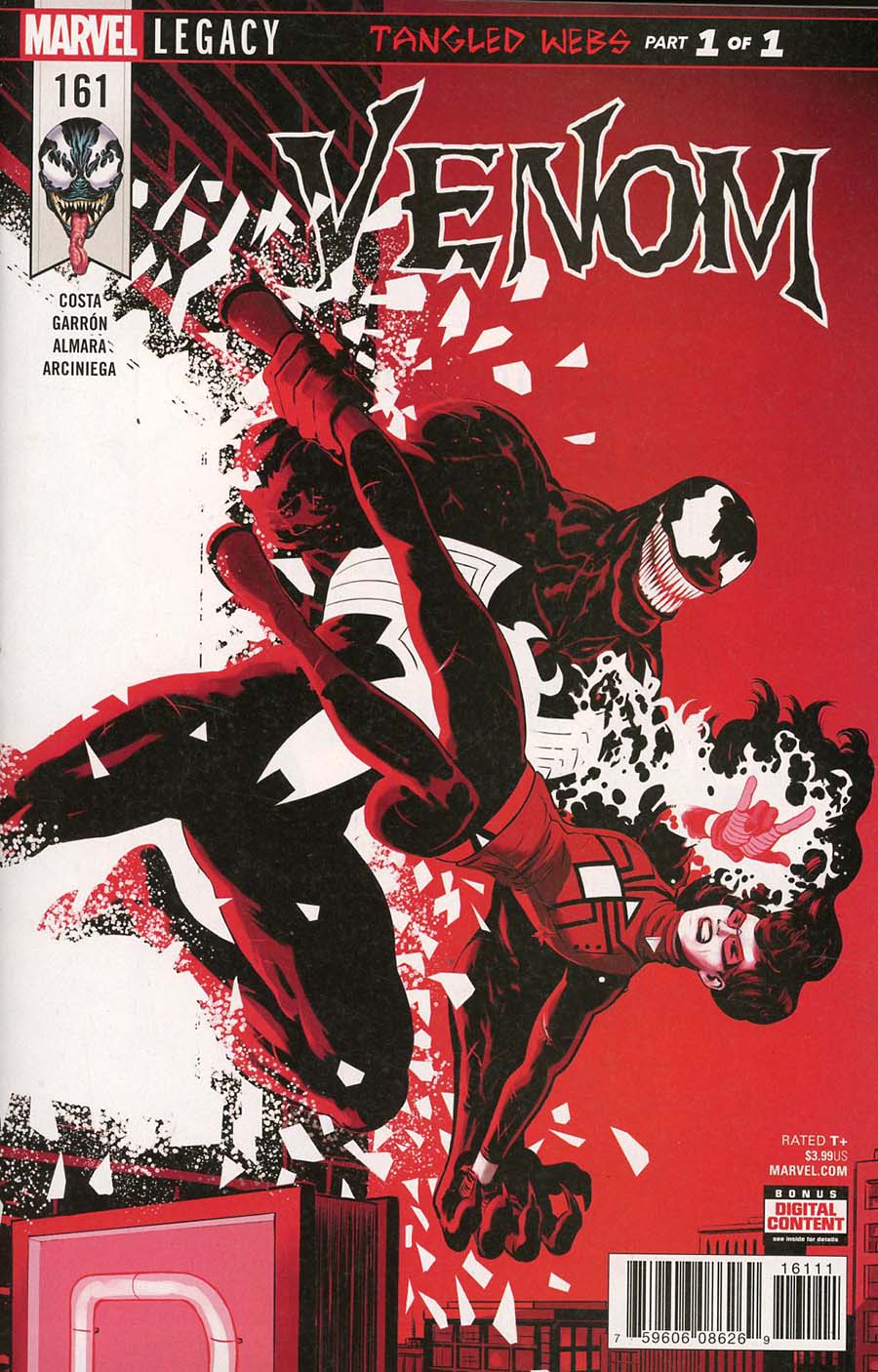 Venom Vol 3 #161 Cover A Regular Javier Rodriguez Cover (Marvel Legacy Tie-In)