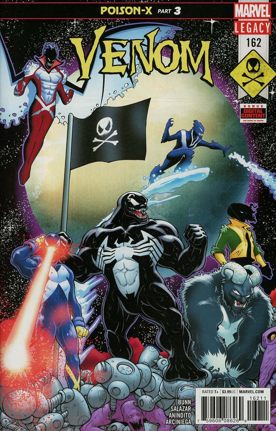 Venom Vol 3 #162 Cover A Regular Will Robson Cover (Poison X Part 3)(Marvel Legacy Tie-In)