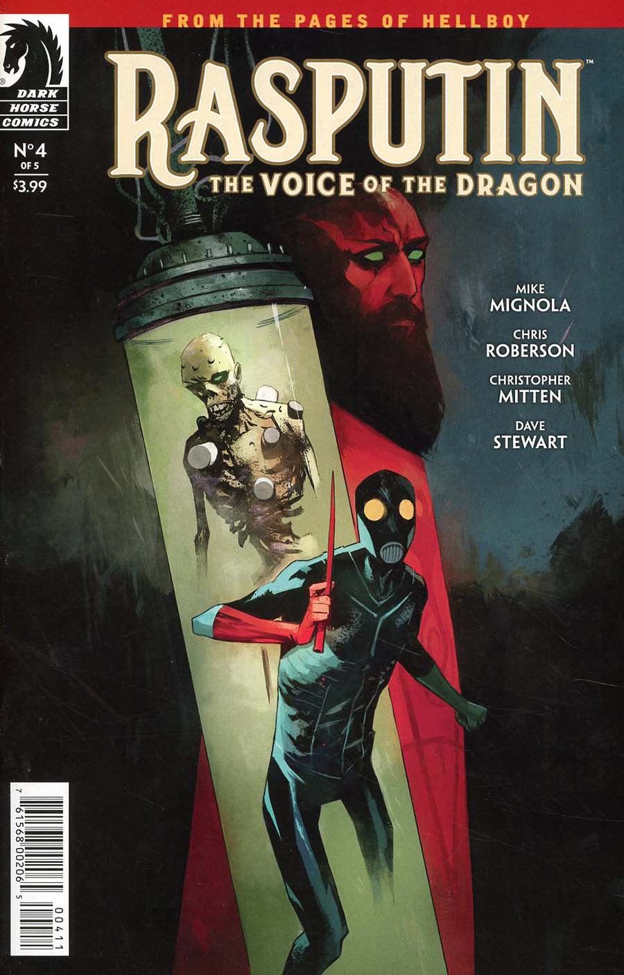 Rasputin Voice Of The Dragon #4 Cover A Regular Mike Huddleston Cover