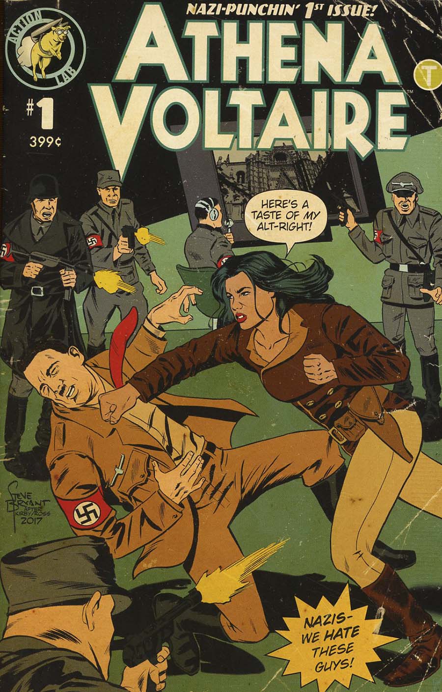 Athena Voltaire #1 Cover B Variant Steve Bryant Retro Cover