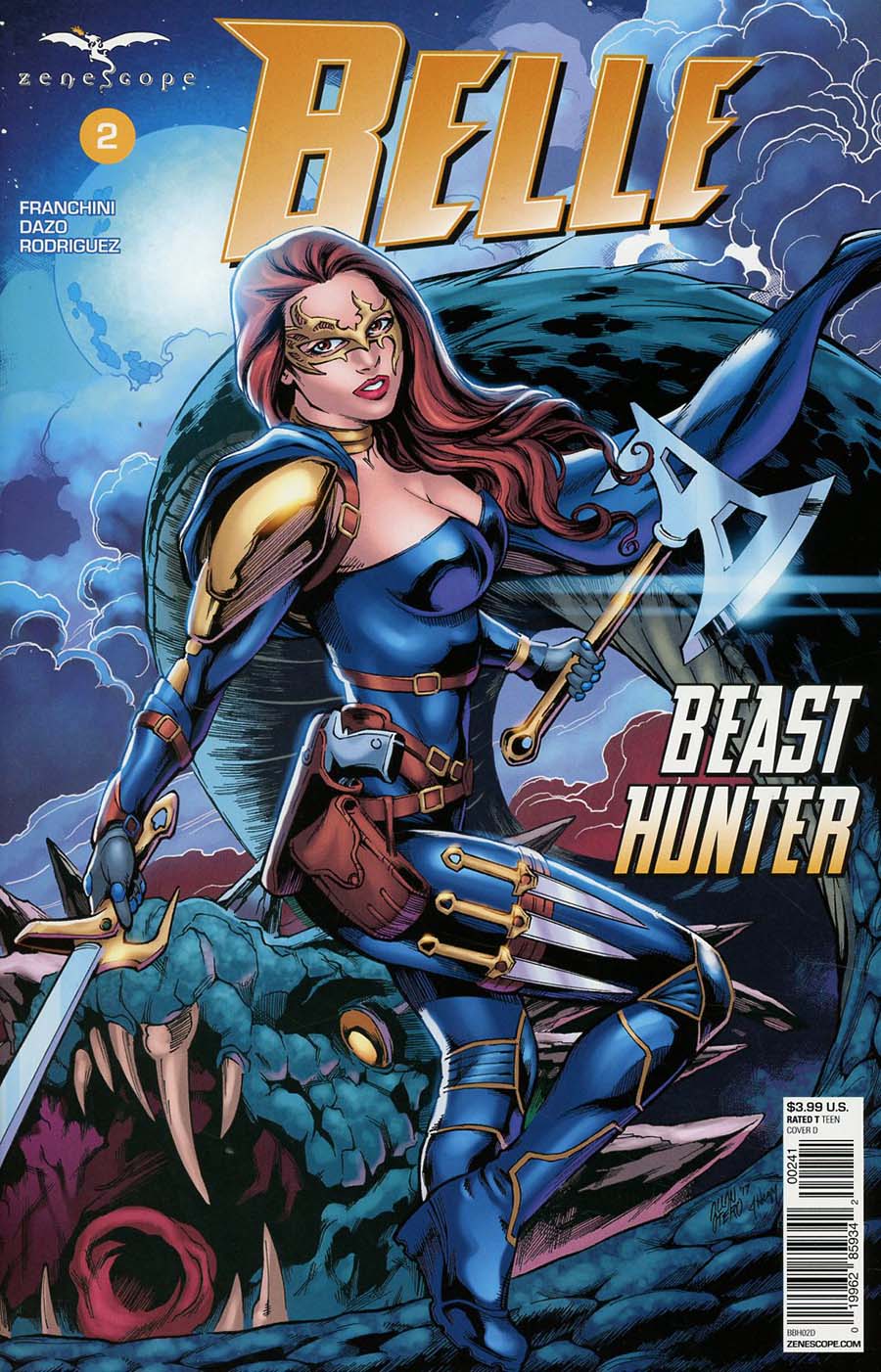 Grimm Fairy Tales Presents Belle Beast Hunter #2 Cover D Allan Otero