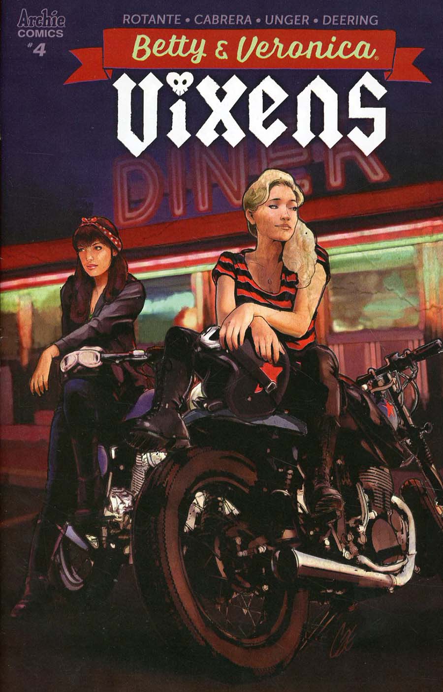 Betty & Veronica Vixens #4 Cover B Variant Cat Staggs Cover