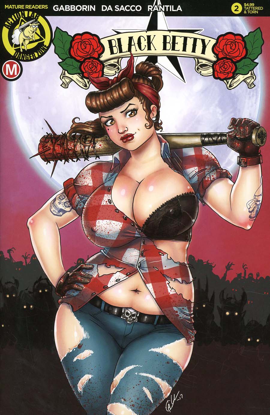 Black Betty #2 Cover D Variant David Harrigan Tattered & Torn Cover